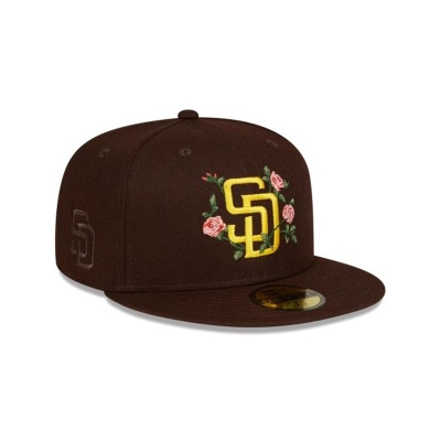 San Diego Padres Gorra | New Era MLB Bloom 59fifty Fitted Cap Mexico - Azules